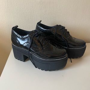 Jeffrey Campbell Oxford Platforms Size 7.5